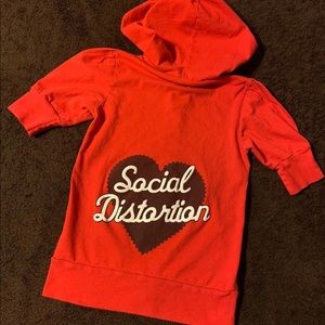 Vintage Rare Social Distortion Band Zip Up